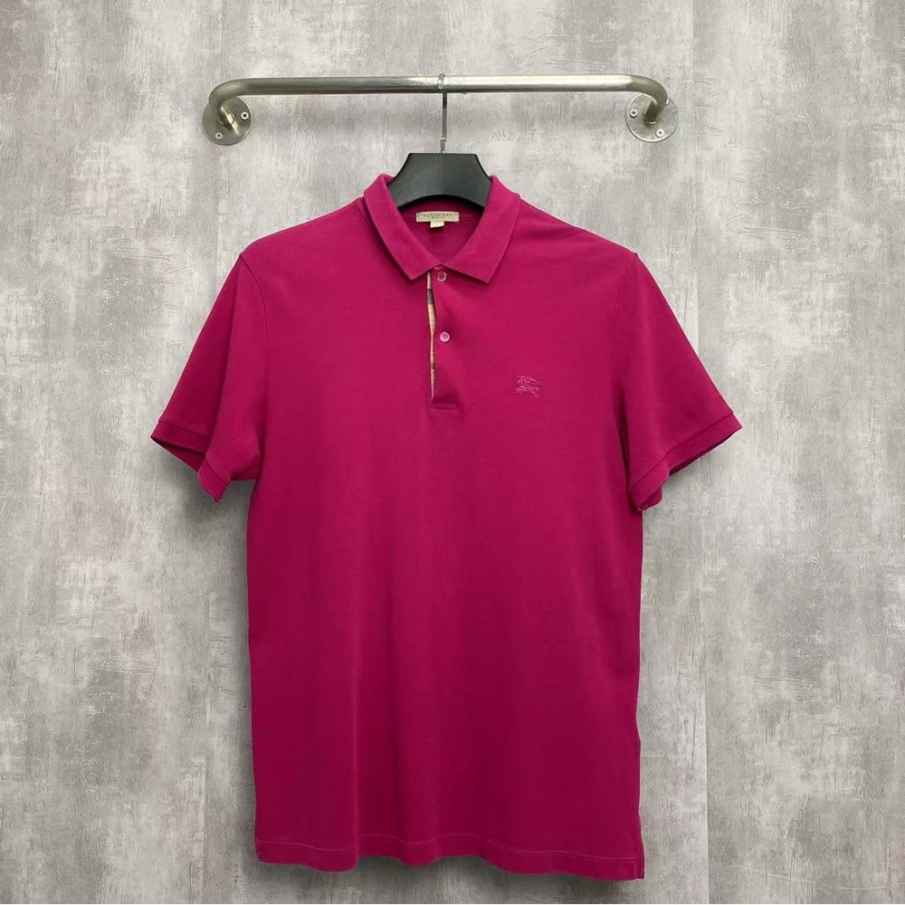 【🔥steal Authentic Burberry Men's Polo Shirt - Fuchsia